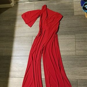 Red jumpsuit